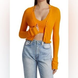 ‼️RARE‼️🎸RAG & BONE🎸🔥NWT🔥Soleil Stretch Ribbed Cardigan—S